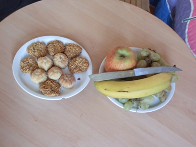 ���}�̃N�b�L�[�Ɖʕ�